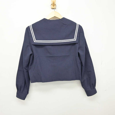 【中古】愛知県 愛西市立立田中学校 女子制服 4点 (セーラー服・スカート) sf047769