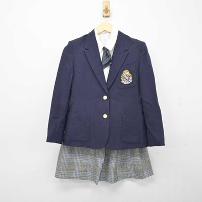 【中古】神奈川県 山手学院高等学校 女子制服 5点 (ブレザー・シャツ・スカート) sf047775