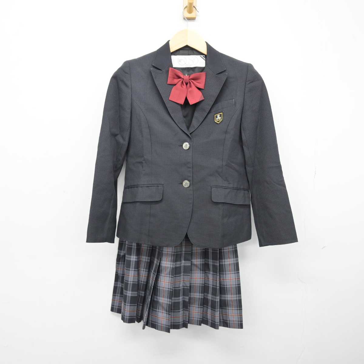 【中古】愛知県 星城高等学校 女子制服 4点 (ブレザー・ニット・スカート) sf047782