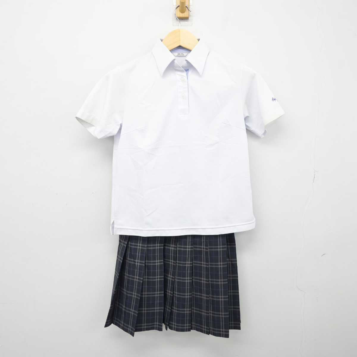 【中古】愛知県 星城高等学校 女子制服 4点 (セーラー服・シャツ・スカート) sf047784