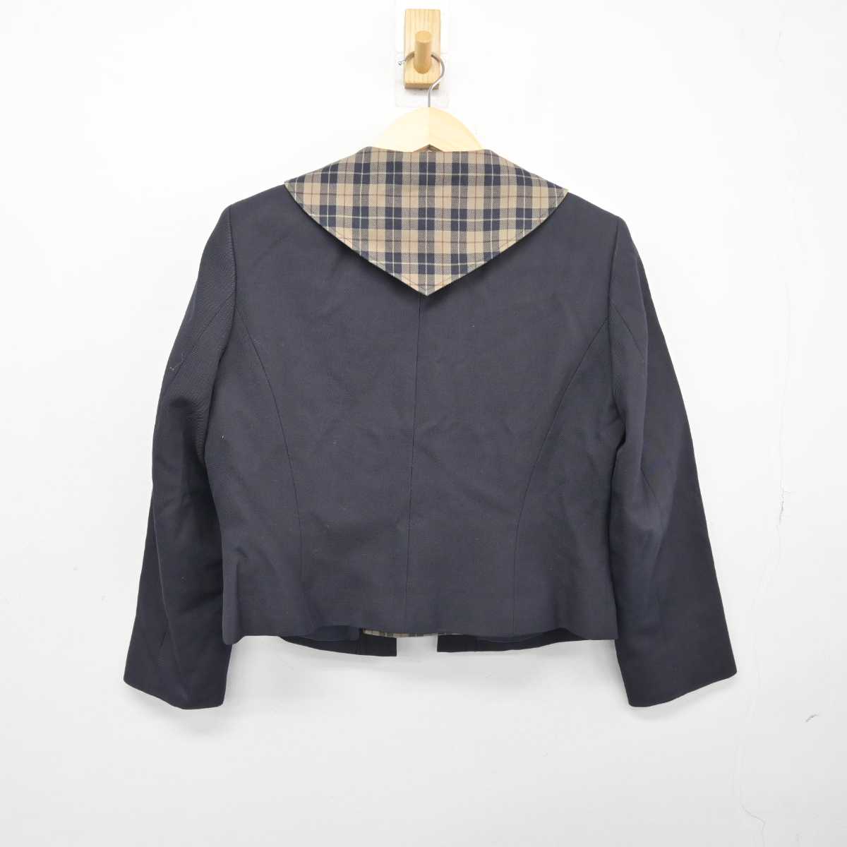 【中古】岡山県 明誠学院高等学校 女子制服 3点 (ブレザー・スカート) sf047787