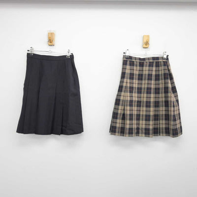 【中古】岡山県 明誠学院高等学校 女子制服 3点 (ブレザー・スカート) sf047787