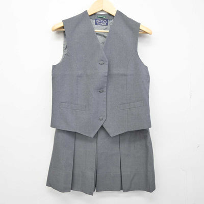 【中古】神奈川県 上の宮中学校 女子制服 4点 (ブレザー・ベスト・スカート) sf047797