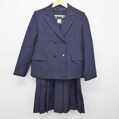 【中古】神奈川県 横浜平沼高等学校 女子制服 2点 (ブレザー・ジャンパースカート) sf047799