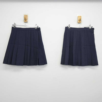 【中古】神奈川県 横浜平沼高等学校 女子制服 2点 (スカート) sf047800