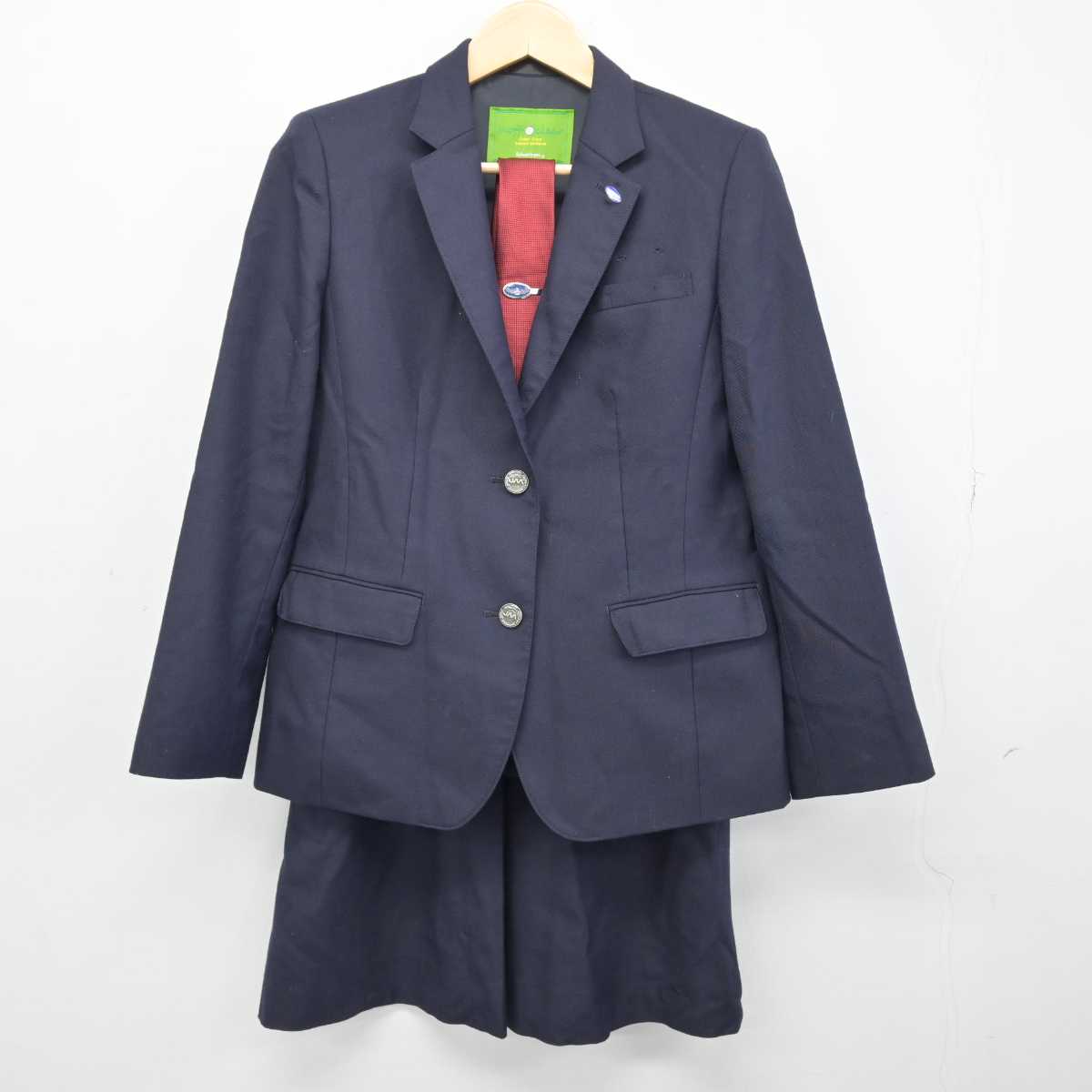 【中古】石川県 日本航空高等学校 女子制服 7点 (ブレザー・スカート・その他アイテム・その他アイテム) sf047818