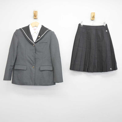 【中古】埼玉県 岩槻北陵高等学校 女子制服 4点 (ブレザー・シャツ・スカート) sf047830