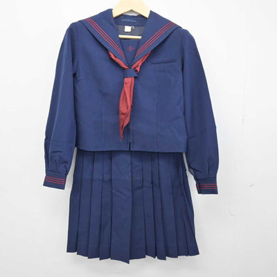 【中古】東京都 日本大学豊山女子中学校/旧制服 女子制服 3点 (セーラー服・スカート) sf047837