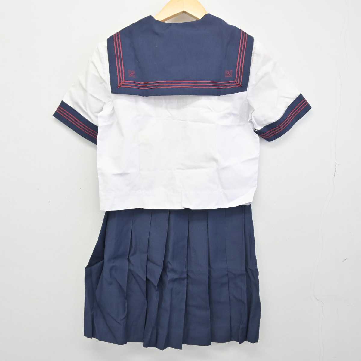 【中古】東京都 日本大学豊山女子中学校/旧制服 女子制服 3点 (セーラー服・スカート) sf047838