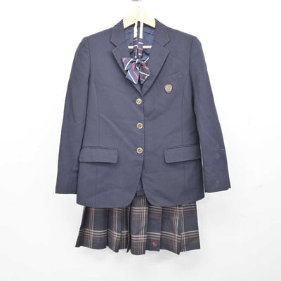 【中古】千葉県 柏の葉高等学校 女子制服 3点 (ブレザー・スカート) sf047845