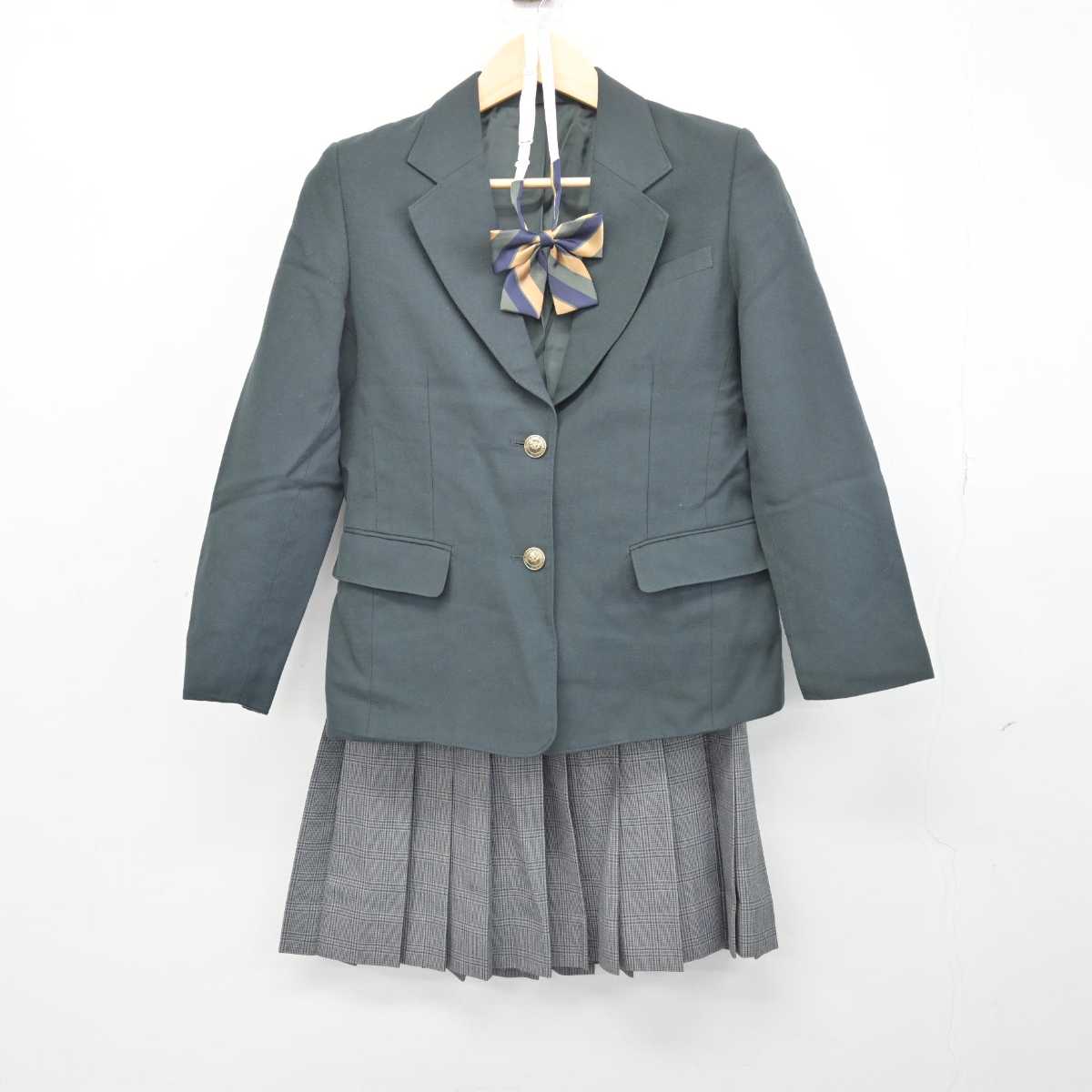 【中古】神奈川県 芹が谷中学校 女子制服 4点 (ブレザー・スカート) sf047863