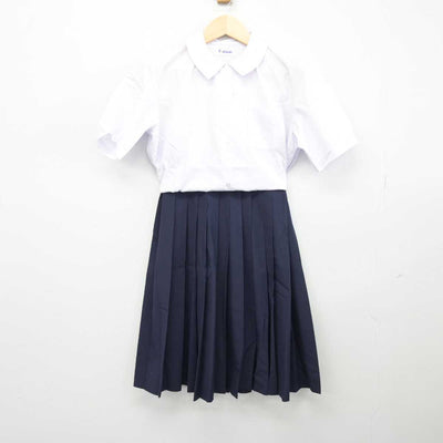 【中古】埼玉県 越谷市立光陽中学校 女子制服 2点 (シャツ・スカート) sf047866