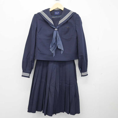 【中古】鳥取県 境高等学校 女子制服 4点 (セーラー服・スカート) sf047882