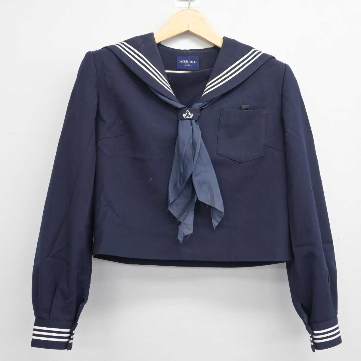 【中古】鳥取県 境高等学校 女子制服 4点 (セーラー服・スカート) sf047882