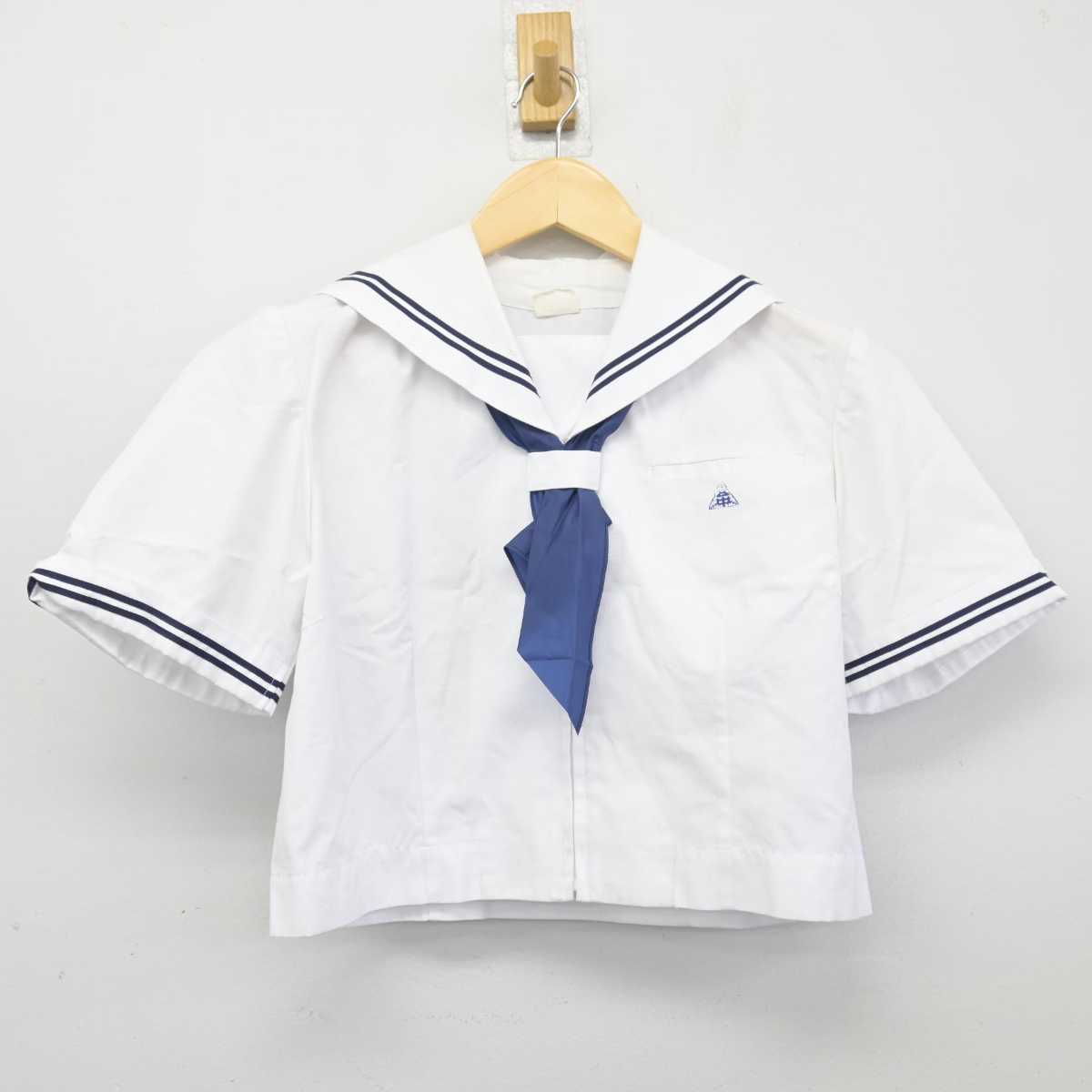 【中古】東京都 八王子市立第五中学校 女子制服 3点 (セーラー服・ニット) sf047886