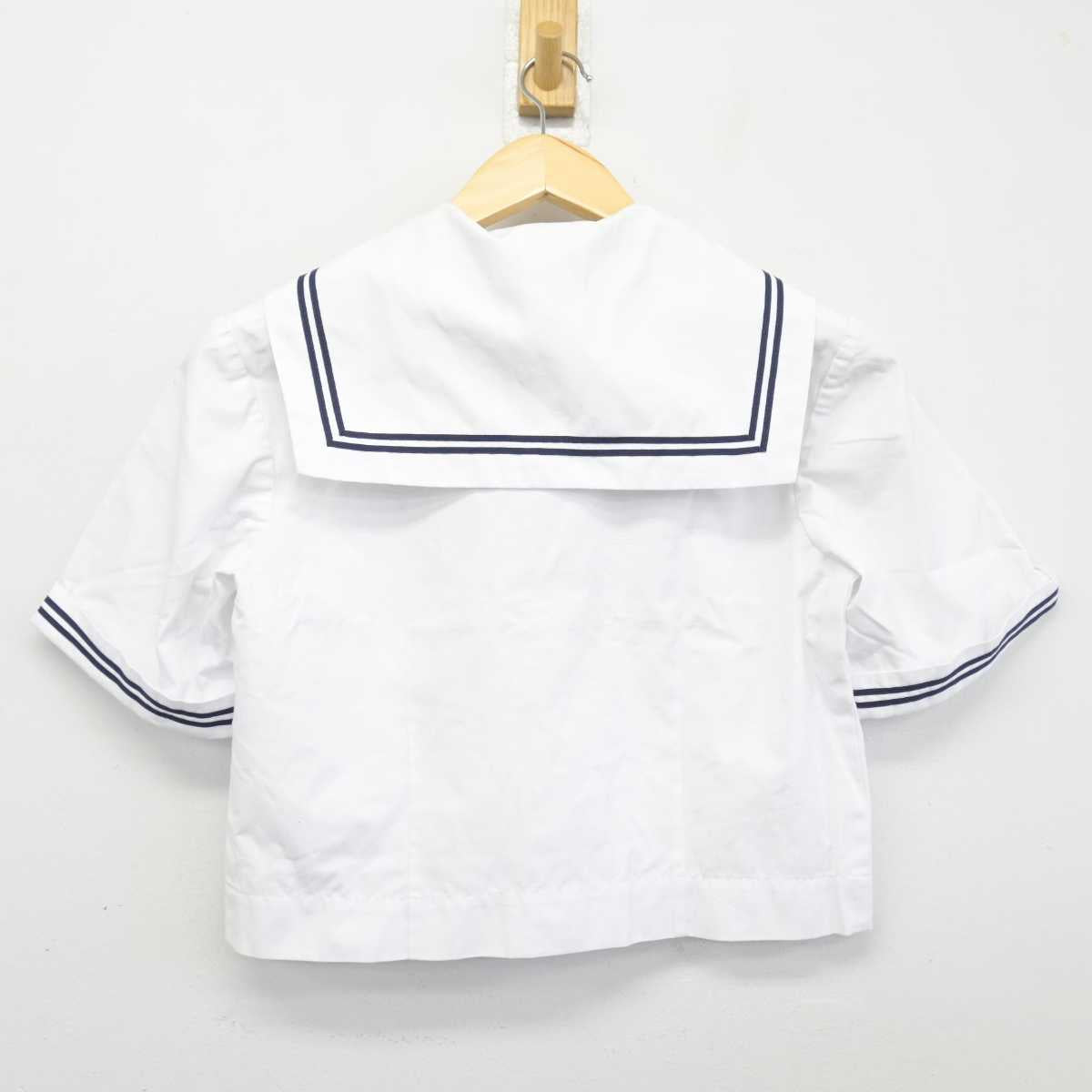 【中古】東京都 八王子市立第五中学校 女子制服 3点 (セーラー服・ニット) sf047886