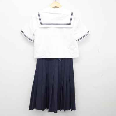 【中古】東京都 八王子市立第五中学校 女子制服 3点 (セーラー服・スカート) sf047887