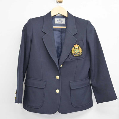 【中古】静岡県 袋井商業高等学校 女子制服 5点 (ブレザー・シャツ・スカート) sf047891