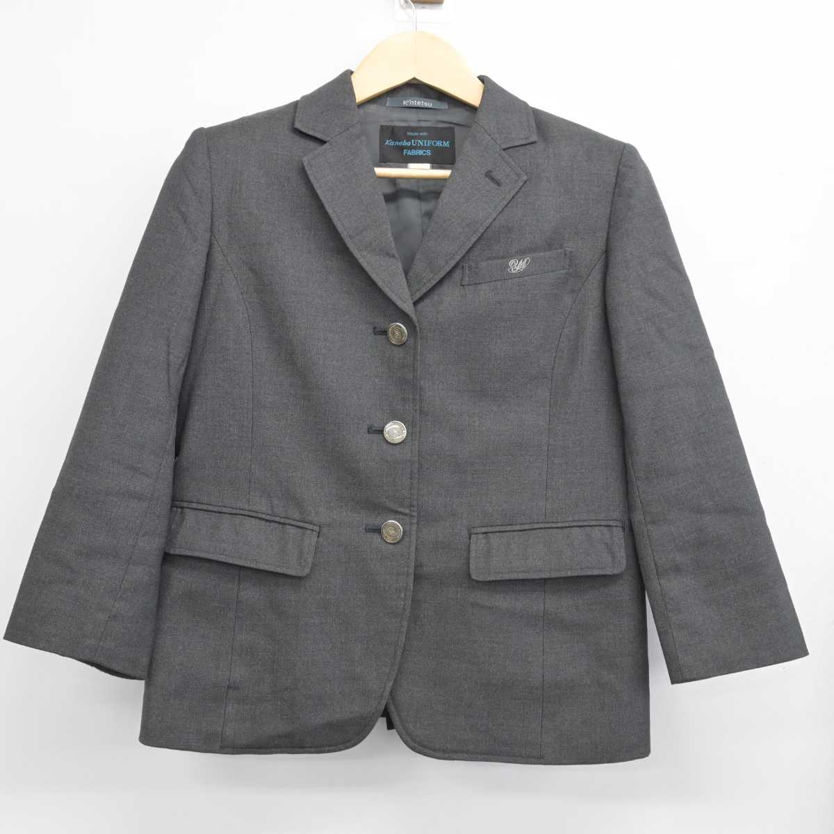 【中古】三重県 四日市南高等学校 女子制服 3点 (ブレザー・スカート) sf047894