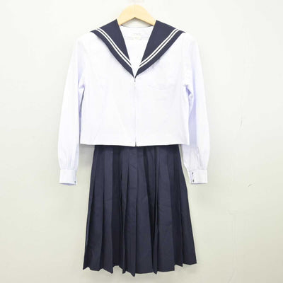 【中古】愛知県 横須賀高等学校 女子制服 3点 (セーラー服・スカート) sf047897