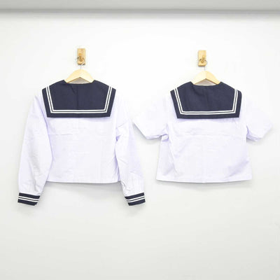 【中古】富山県 伏木中学校 女子制服 2点 (セーラー服) sf047901