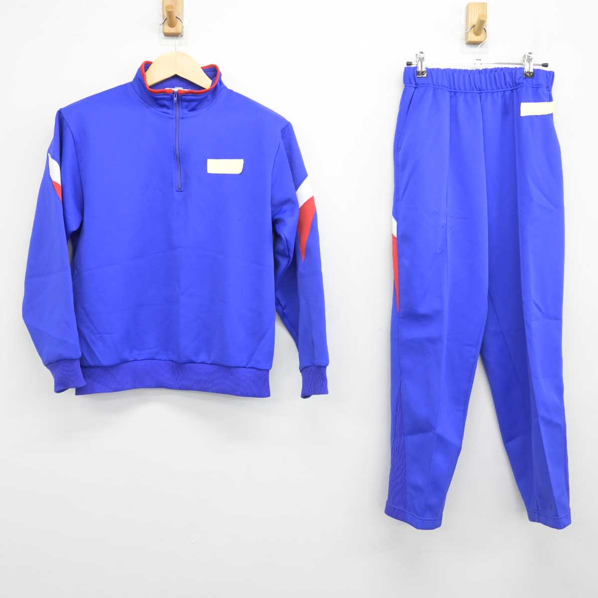 【中古】富山県 伏木中学校 女子制服 2点 (ジャージ 上・ジャージ 下) sf047902