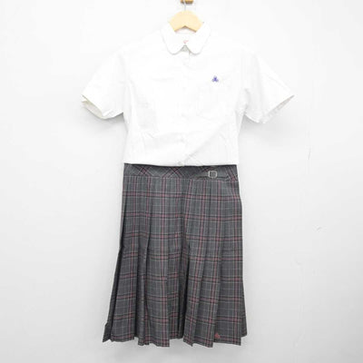 【中古】広島県 上下高等学校  女子制服 3点 (シャツ・スカート) sf047909