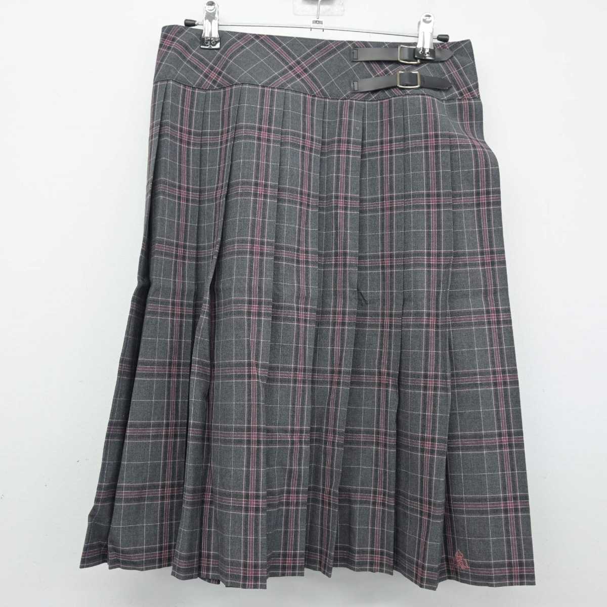 【中古】広島県 上下高等学校  女子制服 3点 (シャツ・スカート) sf047909