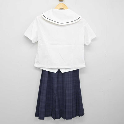 【中古】三重県 四日市高等学校 女子制服 4点 (セーラー服・スカート) sf047918