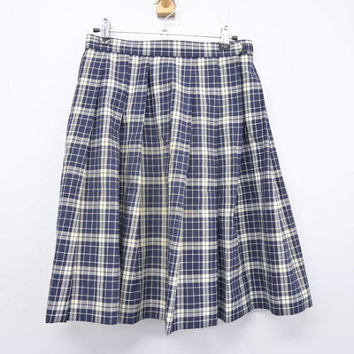 【中古】三重県 津田学園高等学校 女子制服 4点 (ニットベスト・シャツ・スカート) sf047922