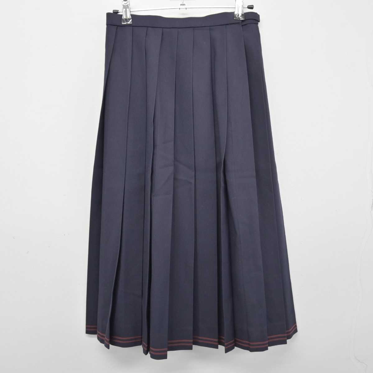 【中古】静岡県 浜松開誠館高等学校 女子制服 4点 (ブレザー・ニット・スカート) sf047926