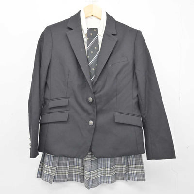 【中古】三重県 日生学園第一高等学校 女子制服 4点 (ブレザー・シャツ・スカート) sf047934