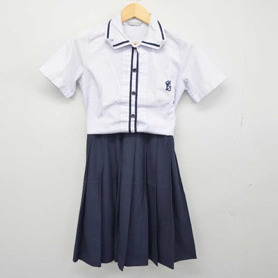 【中古】和歌山県 智辯学園和歌山高等学校 女子制服 2点 (シャツ・スカート) sf047953