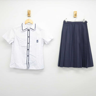 【中古】和歌山県 智辯学園和歌山高等学校 女子制服 2点 (シャツ・スカート) sf047955