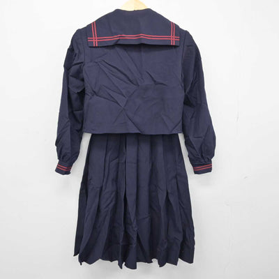 【中古】宮城県 船迫中学校 女子制服 4点 (セーラー服・スカート) sf047958