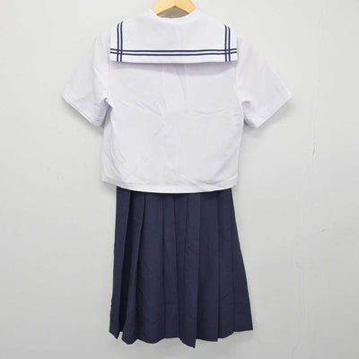 【中古】宮城県 船迫中学校 女子制服 3点 (セーラー服・スカート) sf047959