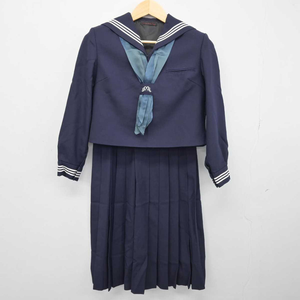 【中古】兵庫県 武庫川女子大学附属高等学校 女子制服 3点 (セーラー服・スカート) sf047978 | 中古制服通販パレイド