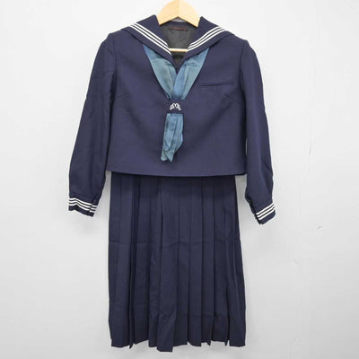 中古】兵庫県 武庫川女子大学附属高等学校 女子制服 3点 (セーラー服・スカート) sf047978 | 中古制服通販パレイド