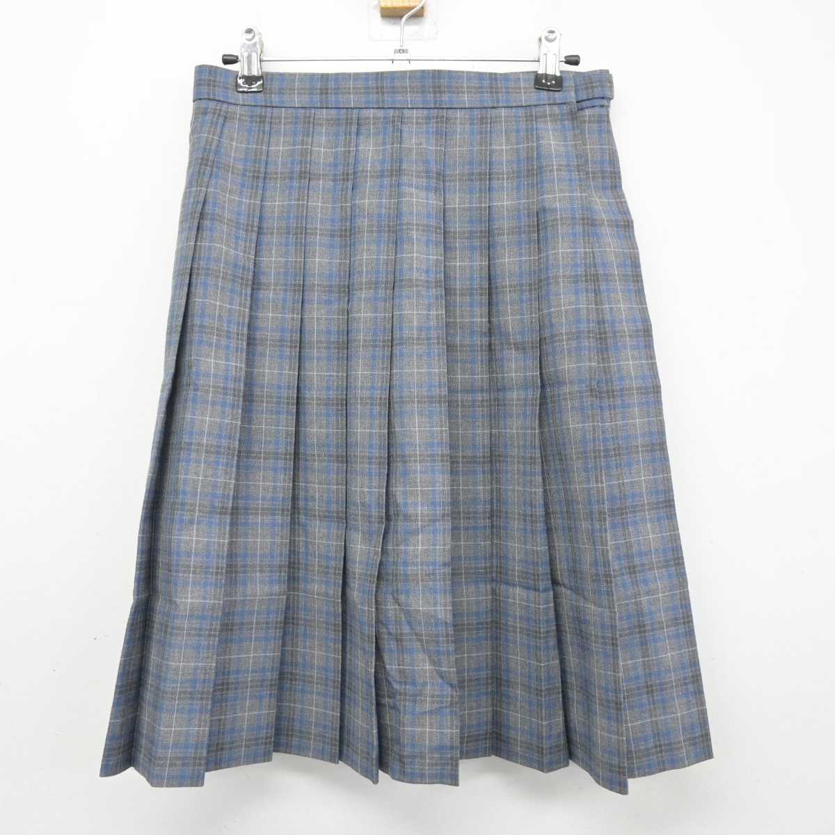 【中古】東京都 東海大学付属高輪台高等学校 女子制服 2点 (ニットベスト・スカート) sf047982