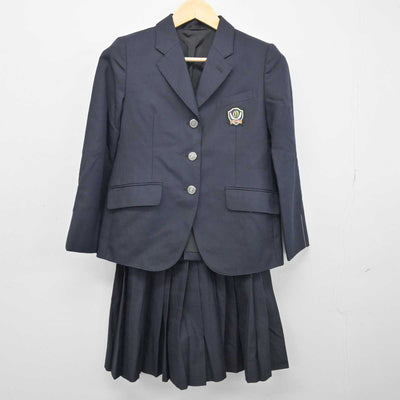 【中古】神奈川県 大津中学校 女子制服 3点 (ブレザー・ニット・スカート) sf047989