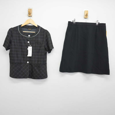 【中古】 事務服 女子制服 2点 (シャツ・スカート) sf047991