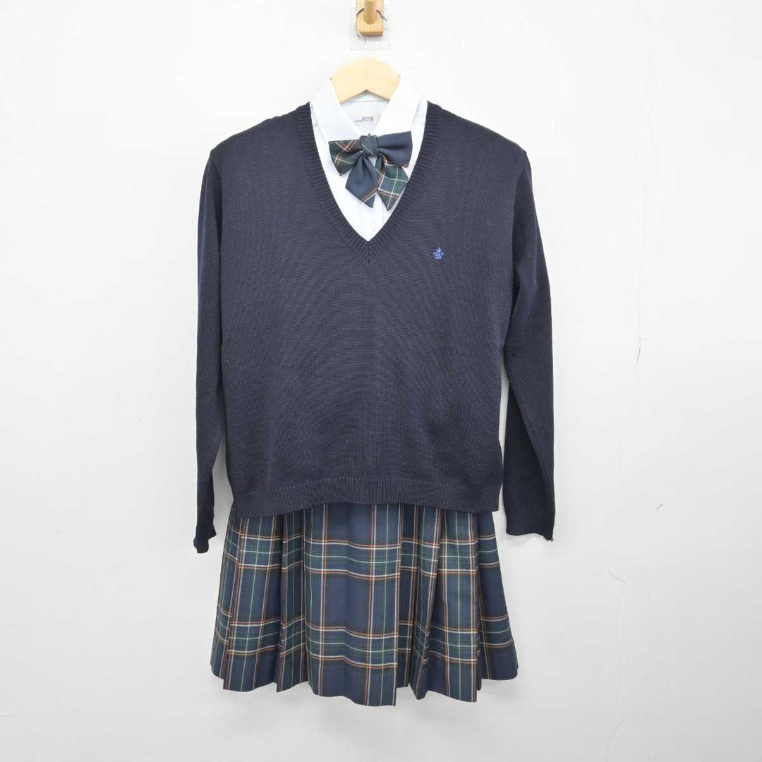 【中古】大阪府 追手門学院大手前高等学校 女子制服 5点 (ブレザー・ニット・シャツ・スカート) sf048001 | 中古制服通販パレイド