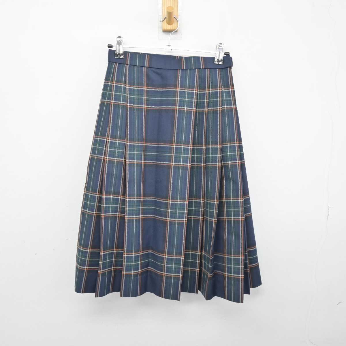 【中古】大阪府 追手門学院大手前高等学校 女子制服 5点 (ブレザー・ニット・シャツ・スカート) sf048001