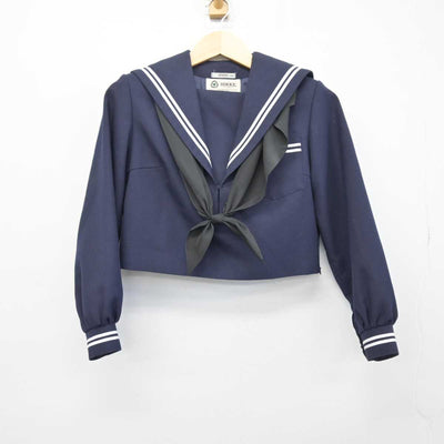 【中古】岐阜県 各務原市立那加中学校 女子制服 3点 (セーラー服・スカート) sf048037