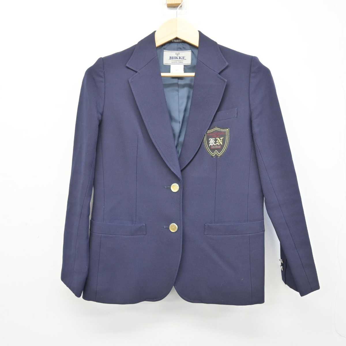 【中古】岐阜県 各務原西高等学校 女子制服 3点 (ブレザー・スカート) sf048038