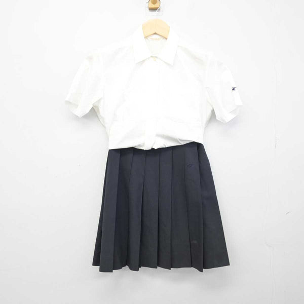 【中古】岐阜県 岐阜各務野高等学校 女子制服 2点 (シャツ・スカート) sf048040