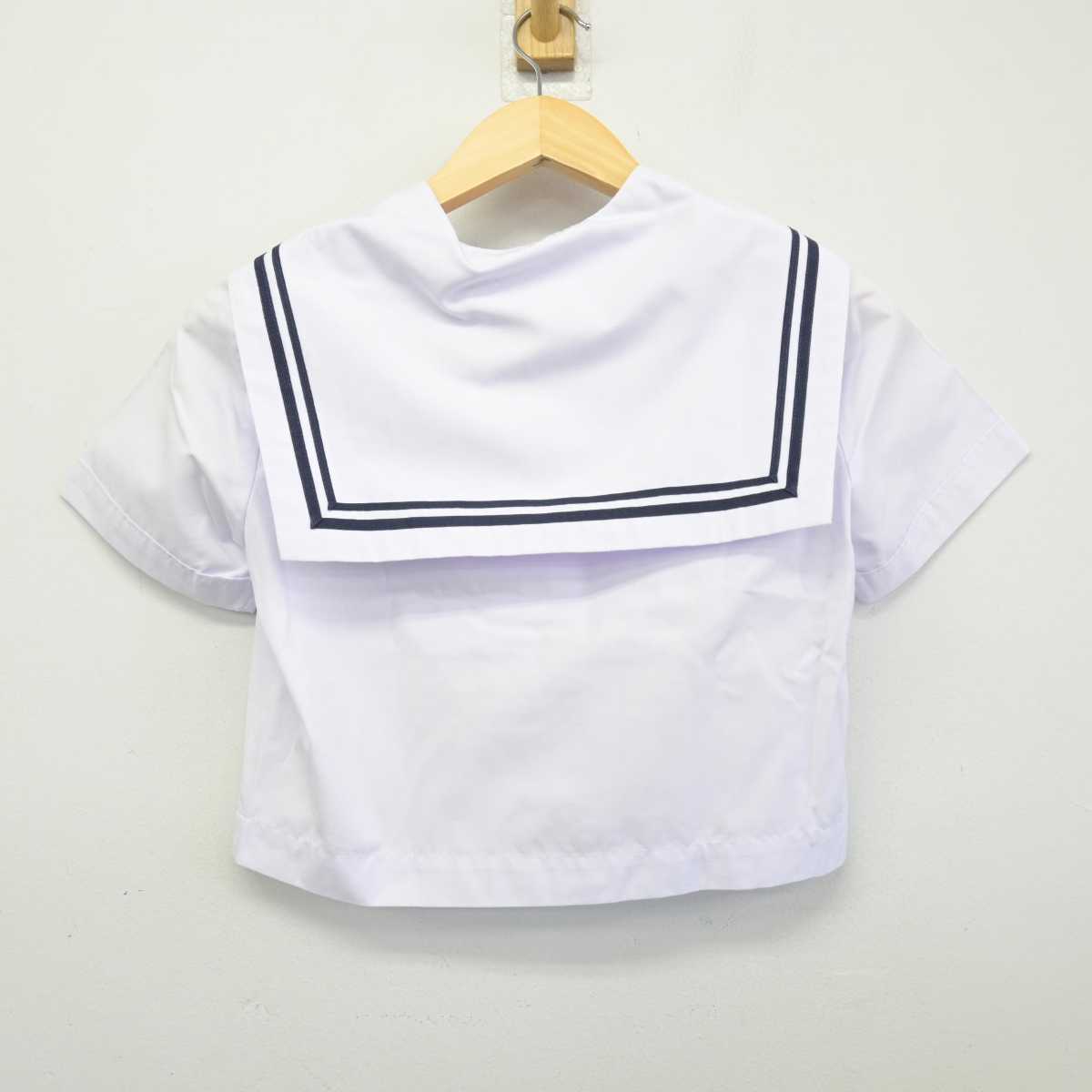 【中古】長崎県 大村市立郡中学校 女子制服 2点 (セーラー服) sf048050