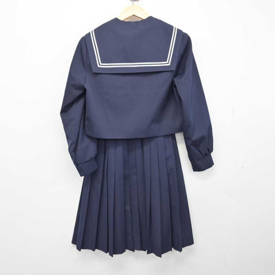 【中古】岐阜県 東可児中学校 女子制服 3点 (セーラー服・スカート) sf048057