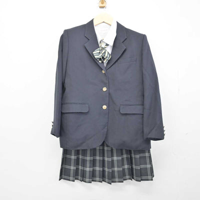 【中古】宮城県 仙台大学附属明成高等学校 女子制服 4点 (ブレザー・シャツ・スカート) sf048060