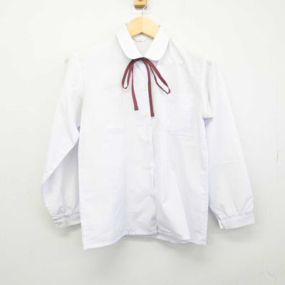 【中古】岡山県 岡山市立富山中学校 女子制服 4点 (ブレザー・シャツ・スカート) sf048069